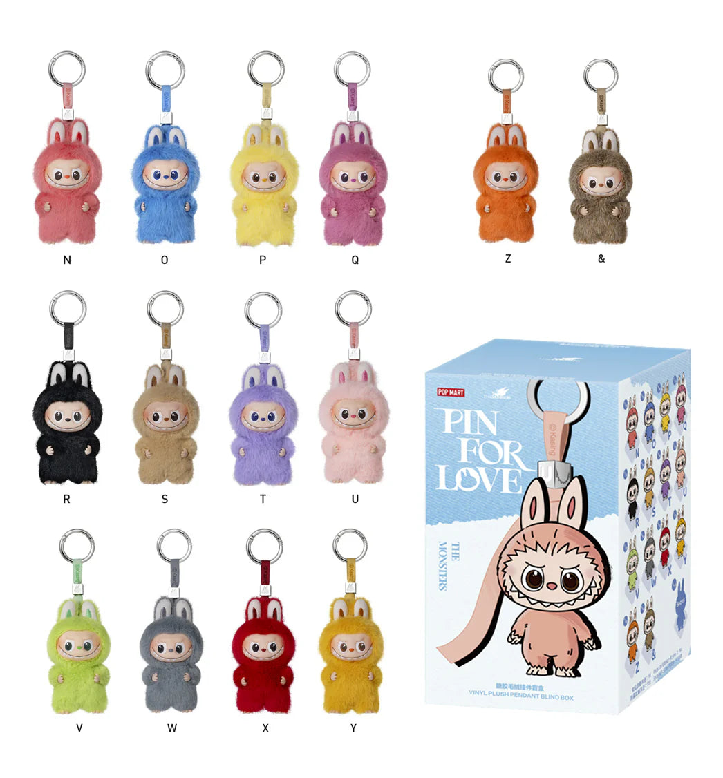 Pop Mart Labubu The Monsters - Pin for Love Series (N-Z)